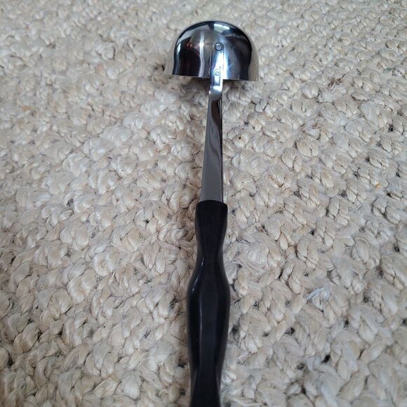 CUTCO 17 KD Stainless Serving Ladle Utensil Brown Handle USA 12” Long - Picture 8 of 10